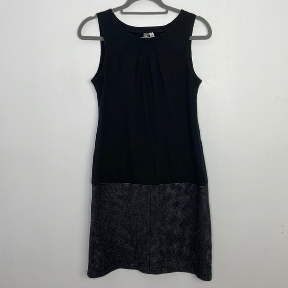 Ibex merino wool chevron skirt dress - Picture 1 of 9